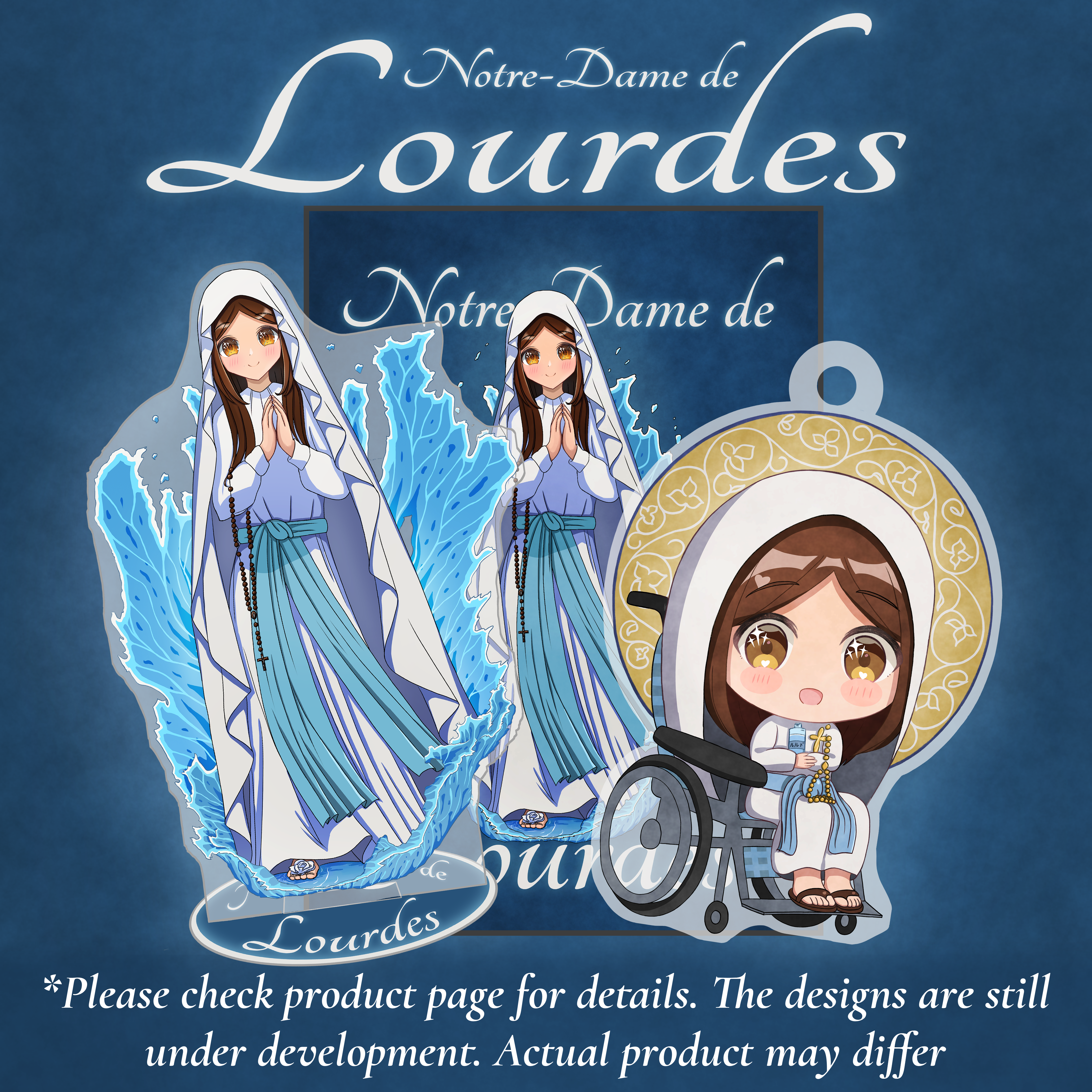 Our Lady of Lourdes Set – Moe Maria