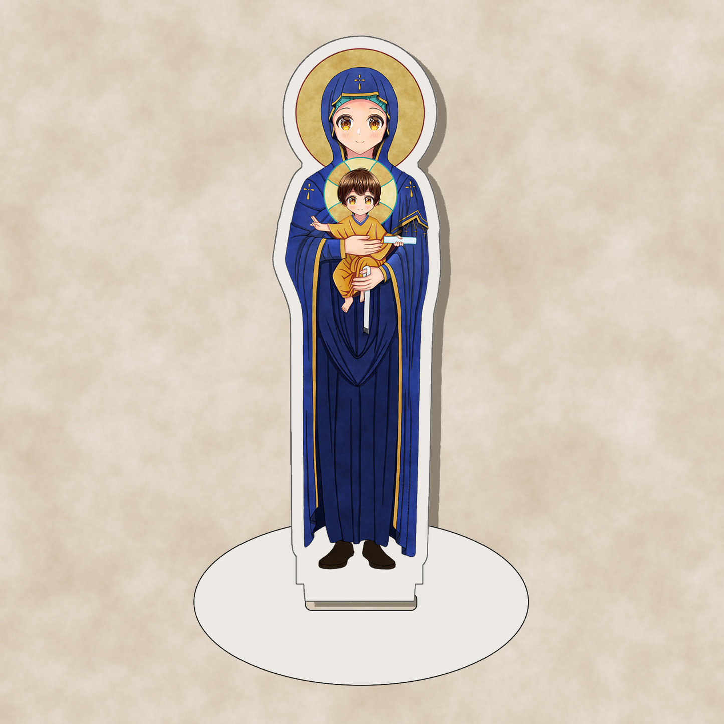 Mary and Jesus Anime Acrylic Stand