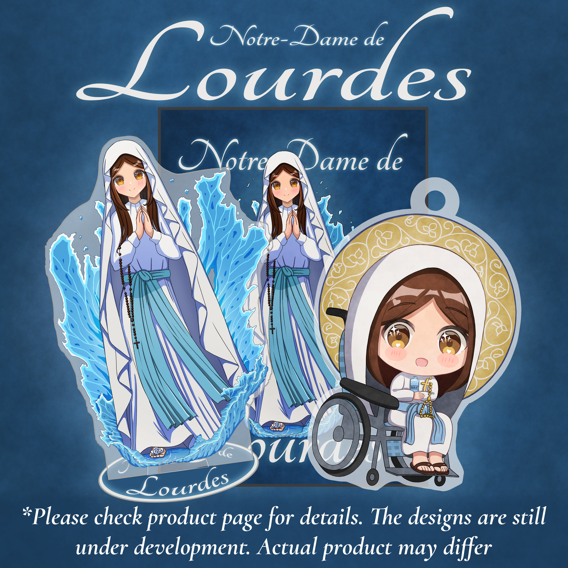 Our Lady of Lourdes Set – Moe Maria